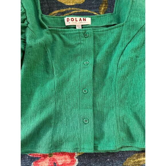 Anthropologie Dolan Flutter Sleeve Shirt Size Small - Picture 4 of 6